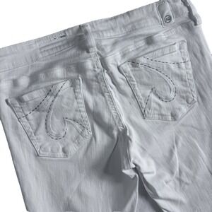 AG Adriano Goldschmied Jeans Womens 30R White Denim The Club Well Fitted Flared